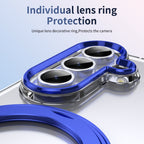 Ultramarinelife Ice Cooling Galaxy Z Fold7 Case 360 Swivel Magnet Ring Stand Lens Ring Protection