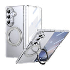 Ultramarinelife Ice Cooling Galaxy Z Fold8 Case 360 Swivel Magnet Ring Stand Silver Color