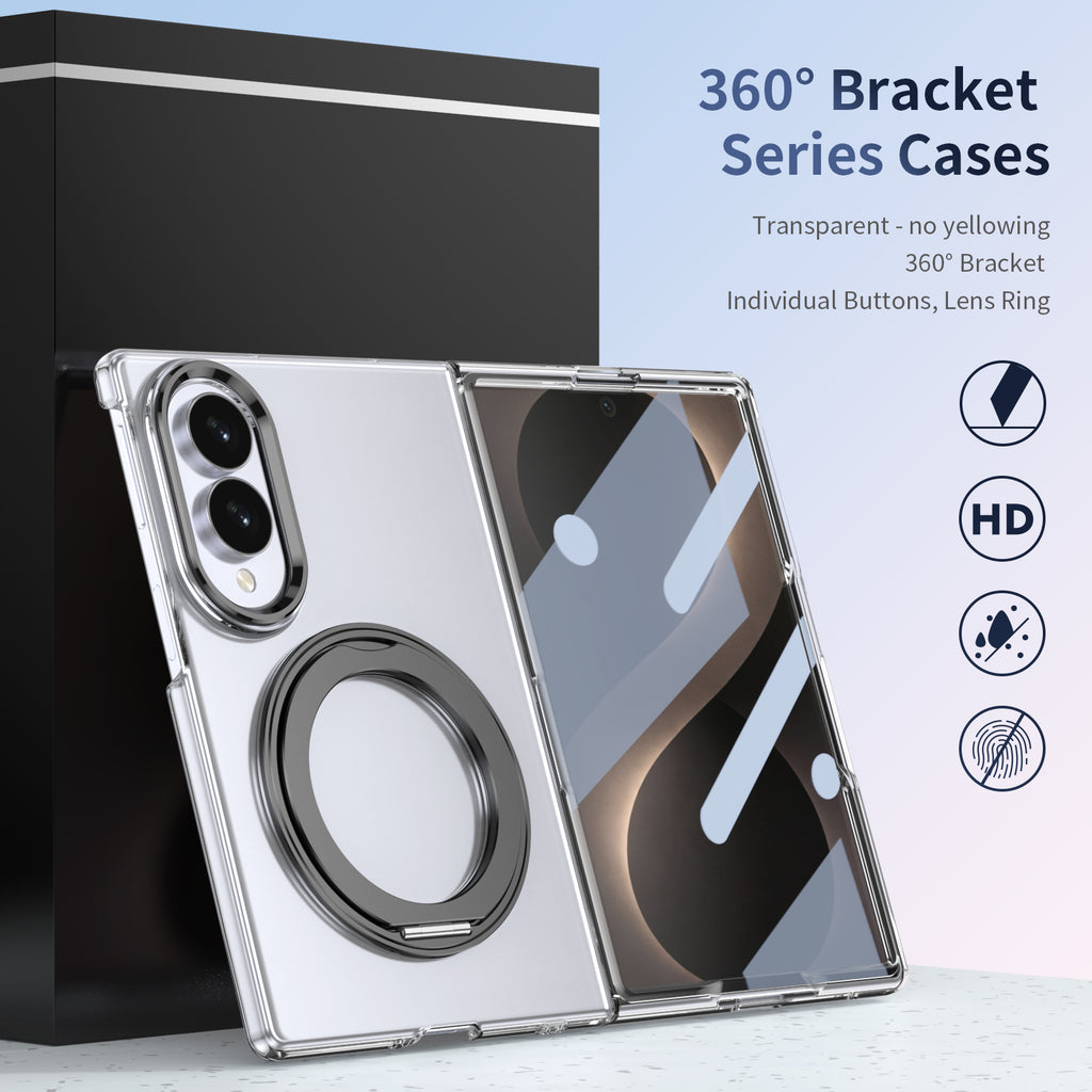 Ultramarinelife Ice Cooling Galaxy Z Fold8 Wide Case 360 Swivel Magnet Ring Stand No Yellowing