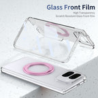 Ultramarinelife Ice Cooling Google Pixel 10 Pro Fold Case 360 Swivel Magnet Ring Stand Glass Front Film