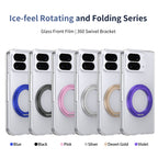 Ultramarinelife Ice Cooling Google Pixel 10 Pro Fold Case 360 Swivel Magnet Ring Stand 7 Colors Available