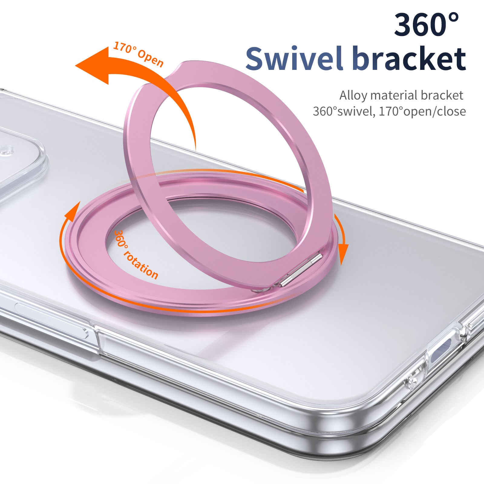 Ultramarinelife Ice Cooling Google Pixel 10 Pro Fold Case 360 Swivel Magnet Ring Stand Alloy Material