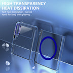 Ultramarinelife Ice Sense Magsafe Galaxy Z Flip3 Case Transparent High Transparency