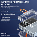 Ultramarinelife Ice Sense Magsafe Galaxy Z Flip4 Case Transparent Made of PC