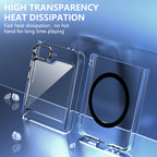 Ultramarinelife Ice Sense Magsafe Galaxy Z Flip5 Case Transparent Heat Disspation