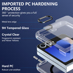 Ultramarinelife Ice Sense Magsafe Galaxy Z Flip5 Case Transparent Made of PC