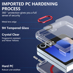 Ultramarinelife Ice Sense Magsafe Galaxy Z Flip6 Case Transparent Made of PC