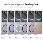 Ultramarinelife Ice Sense Magsafe Galaxy Z Flip8 Case Transparent 7 Colors Available