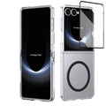Ultramarinelife Ice Sense Magsafe Galaxy Z Flip8 Case Transparent Black Color