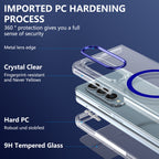 Ultramarinelife Ice Sense Magsafe Galaxy Z Fold4 Case Transparent Made of PC
