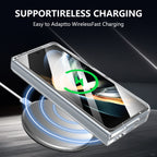 Ultramarinelife Ice Sense Magsafe Galaxy Z Fold4 Case Transparent Wireless Charging