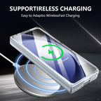 Ultramarinelife Ice Sense Magsafe Galaxy Z Fold5 Case Transparent Wireless Charging