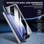 Ultramarinelife Ice Sense Magsafe Galaxy Z Fold5 Case Transparent 9H Hardness Screen Protector