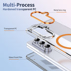 Ultramarinelife Ice Sense Magsafe Galaxy Z Fold7 Case Transparent Made of PC