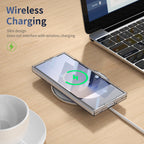 Ultramarinelife Ice Sense Magsafe Galaxy Z Fold7 Case Transparent Wireless Charging