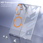 Ultramarinelife Ice Sense Magsafe Galaxy Z Fold7 Case Transparent HD Self-Glazing Front Film
