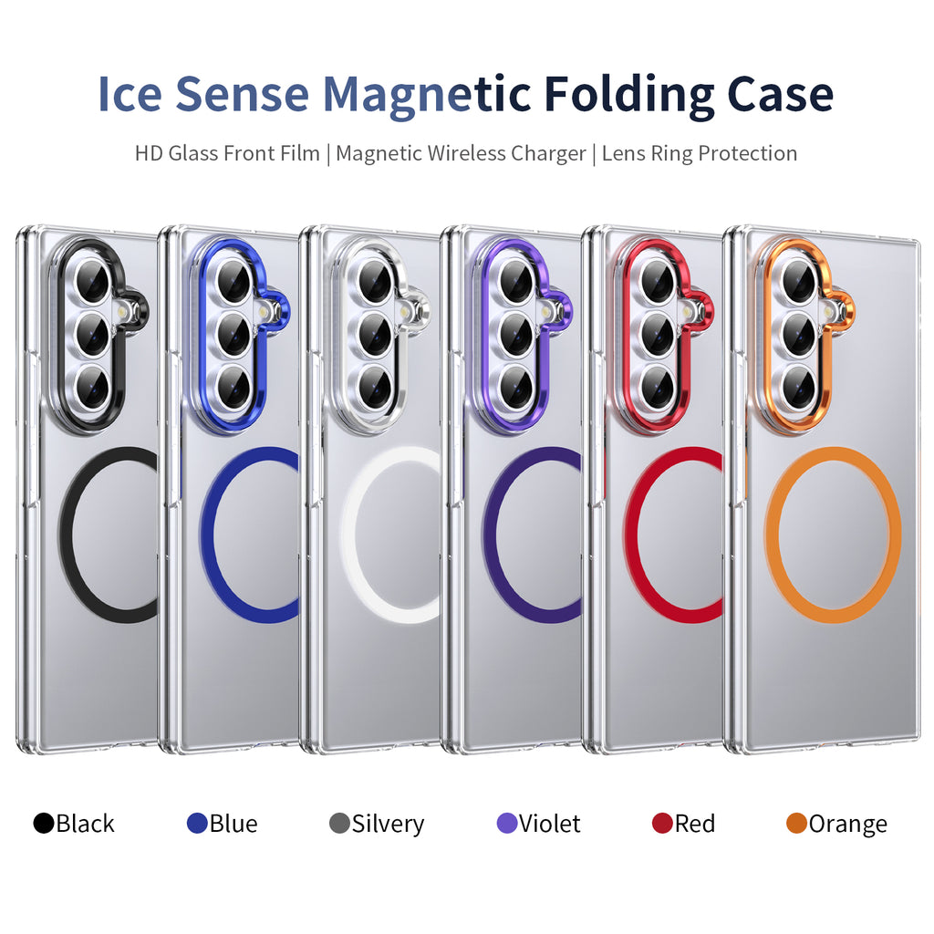 Ultramarinelife Ice Sense Magsafe Galaxy Z Fold8 Case Transparent 7 Colors Available