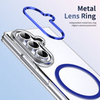 Ultramarinelife Ice Sense Magsafe Galaxy Z Fold8 Case Transparent Metal Lens Ring