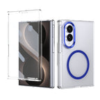 Ultramarinelife Ice Sense Magsafe Galaxy Z Fold8 Wide Case Transparent Blue Color