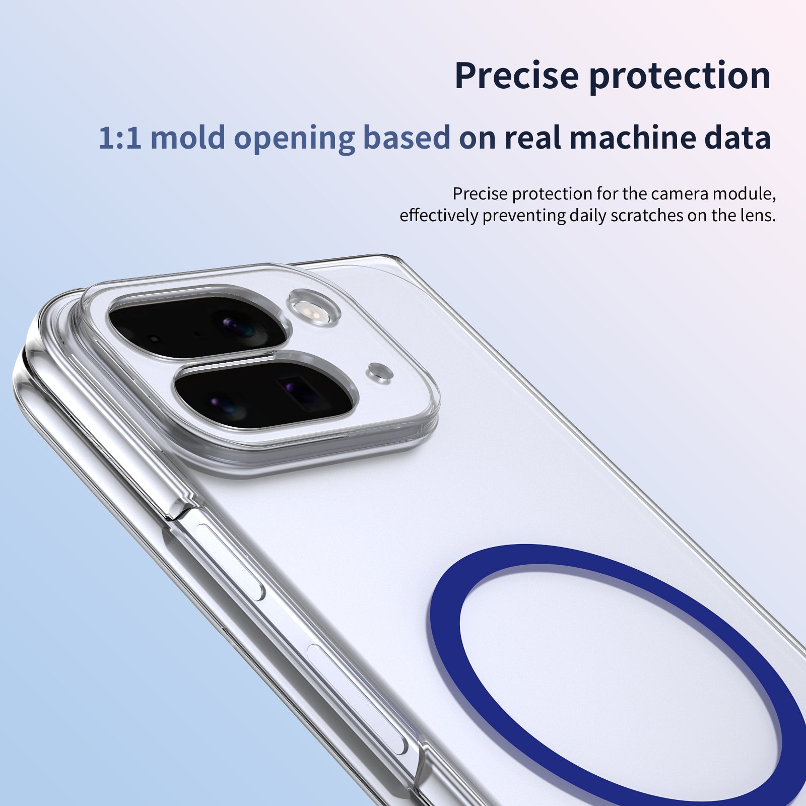 Ultramarinelife Ice Sense Magsafe Google Pixel 10 Pro Fold Case Transparent Precise Protection
