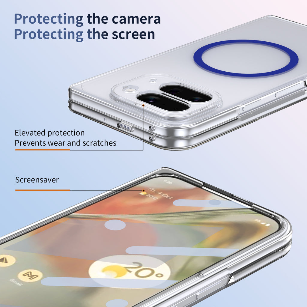 Ultramarinelife Ice Sense Magsafe Google Pixel 10 Pro Fold Case Transparent Camera Protection
