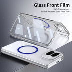 Ultramarinelife Ice Sense Magsafe Google Pixel 10 Pro Fold Case Transparent Glass Front Film