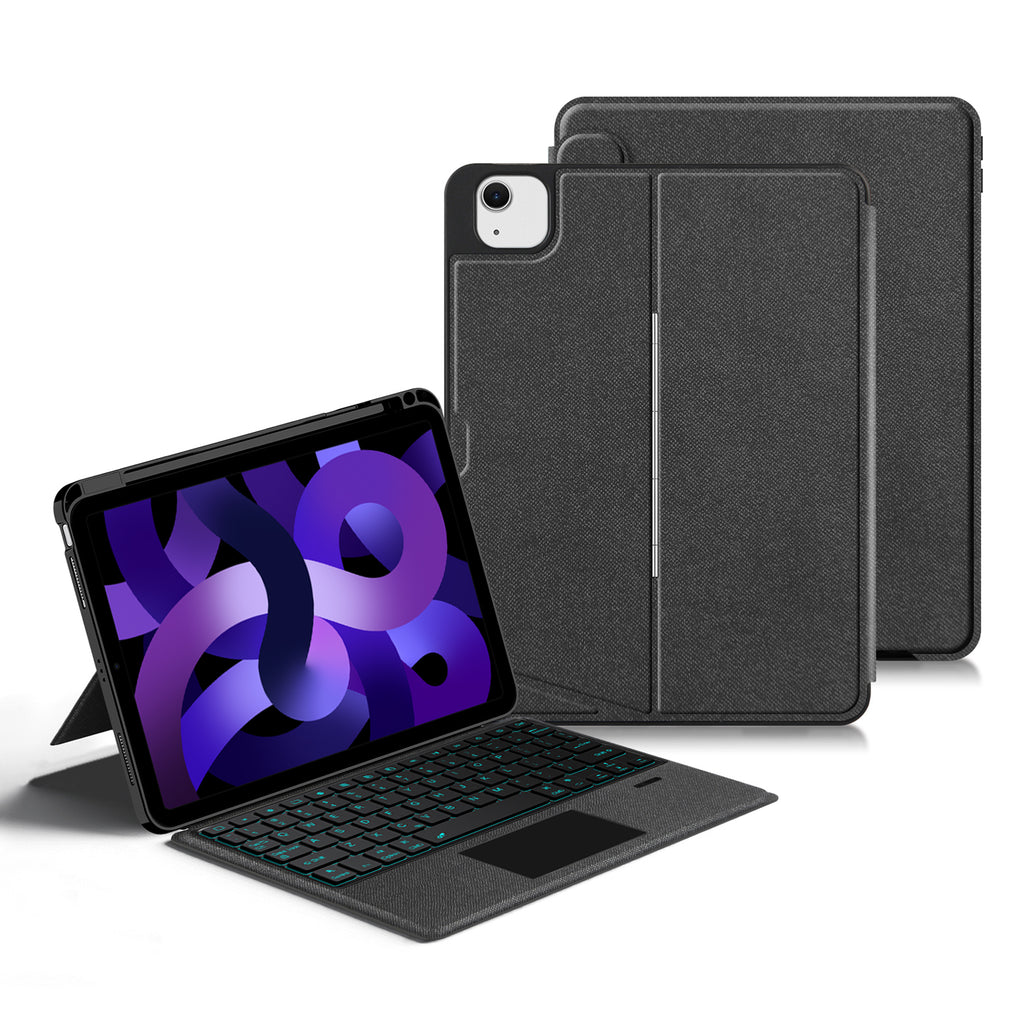 Intelligent Touch Stand iPad Air 5 Magic Keyboard Case Black