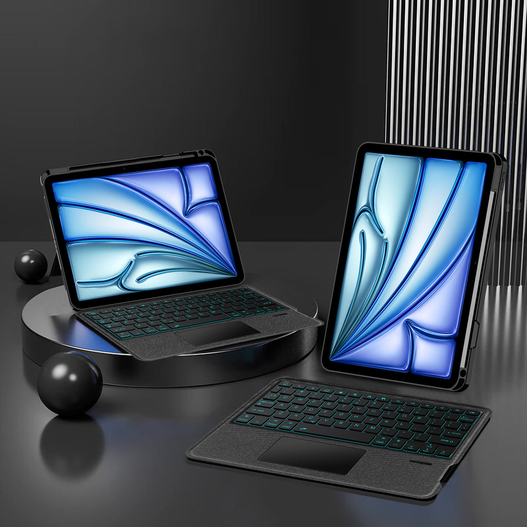 Intelligent Touch Stand iPad Air 7 11-inch Magic Keyboard Case for Business