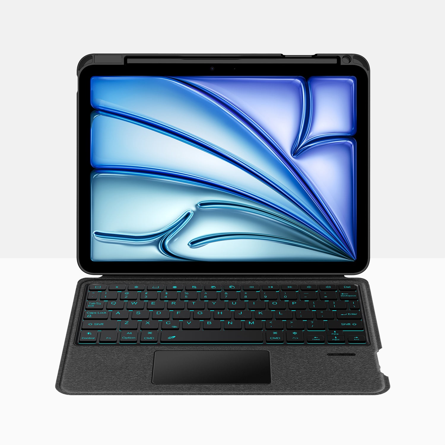 Intelligent Touch Stand iPad Air 7 11-inch Magic Keyboard Case for Typing