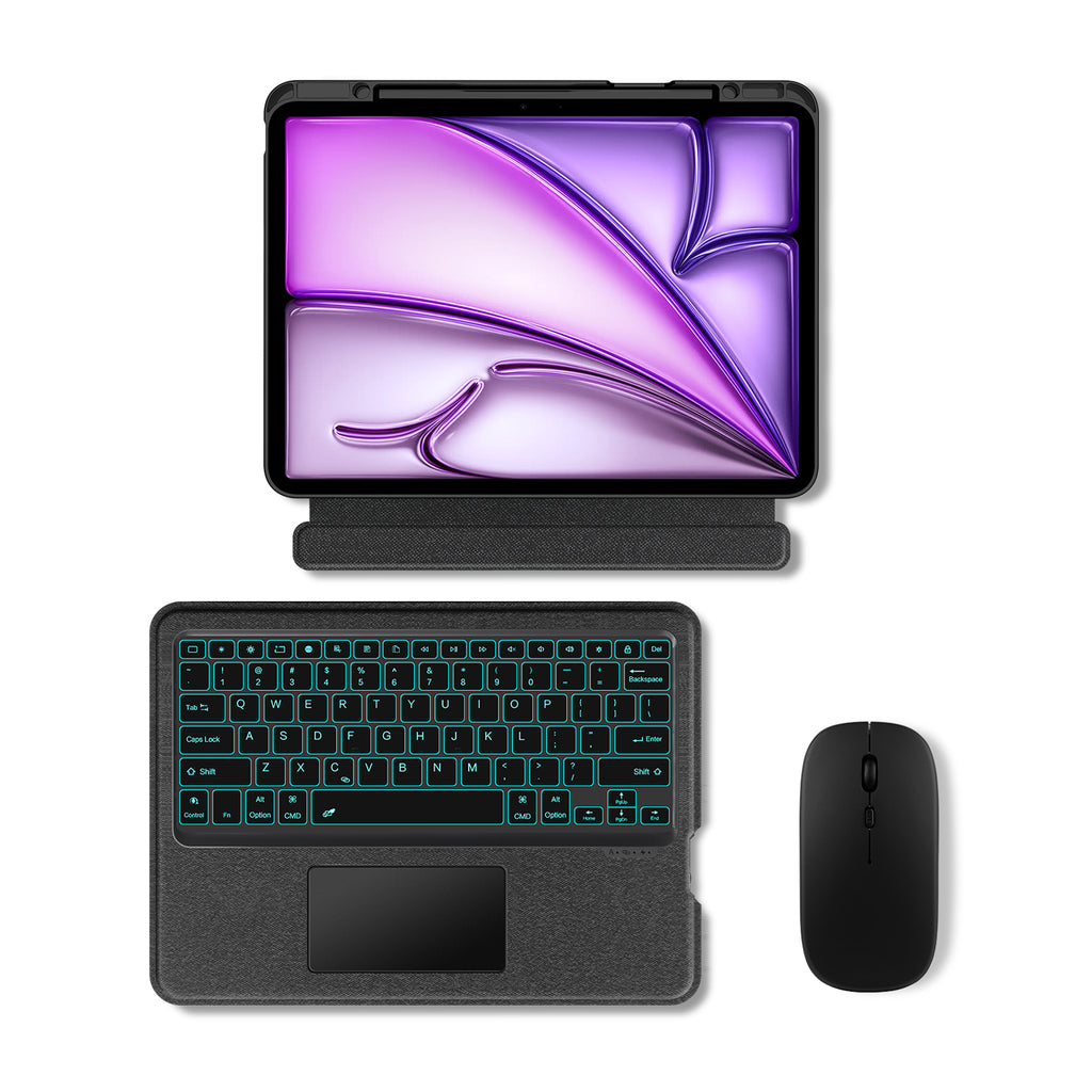 Intelligent Touch Stand iPad Air 7 13-inch Magic Keyboard Case Detachable with Mouse