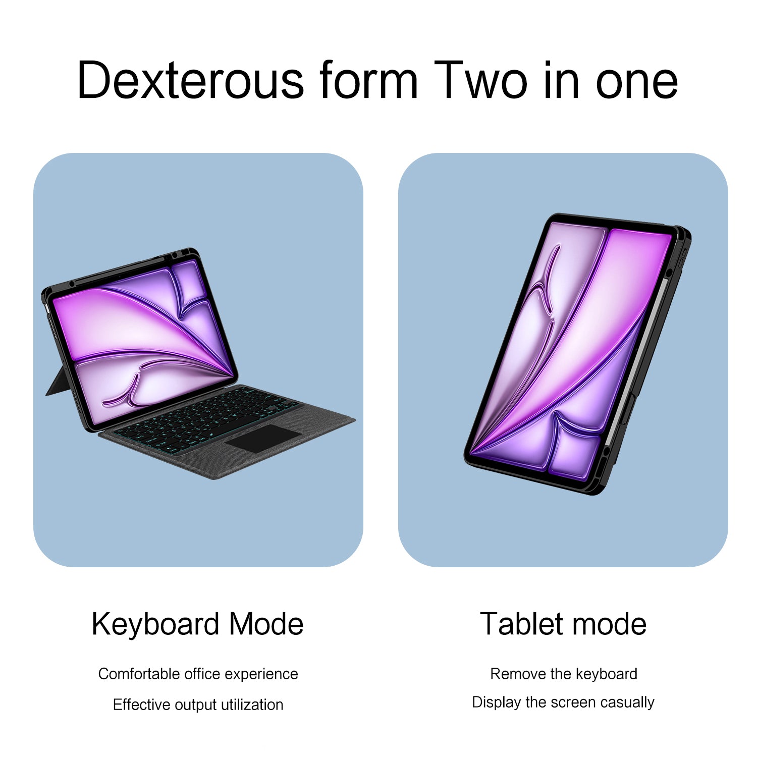 intelligent-touch-stand-ipad-air-8-13-inch-magic-keyboard-case 2-in-one