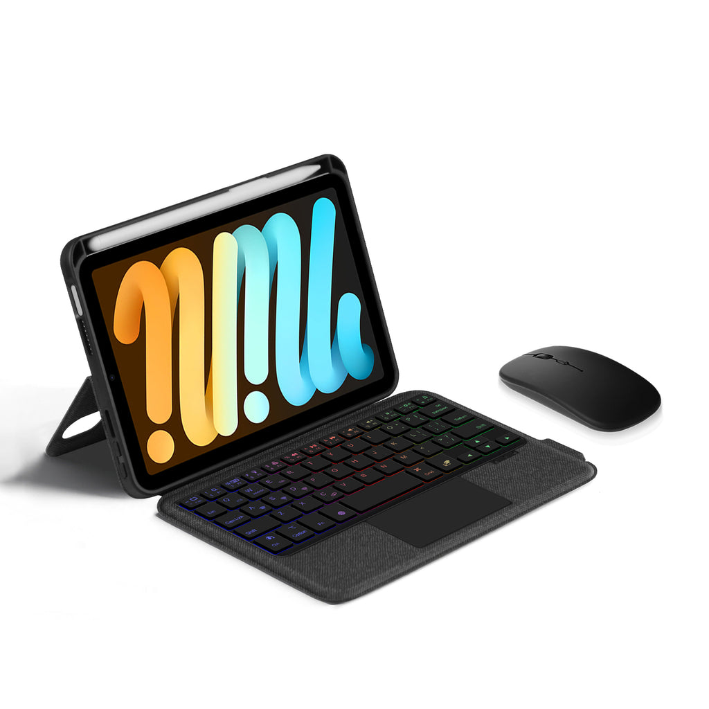 Intelligent Touch Stand iPad Mini 7 Magic Keyboard Case Built-in Stand