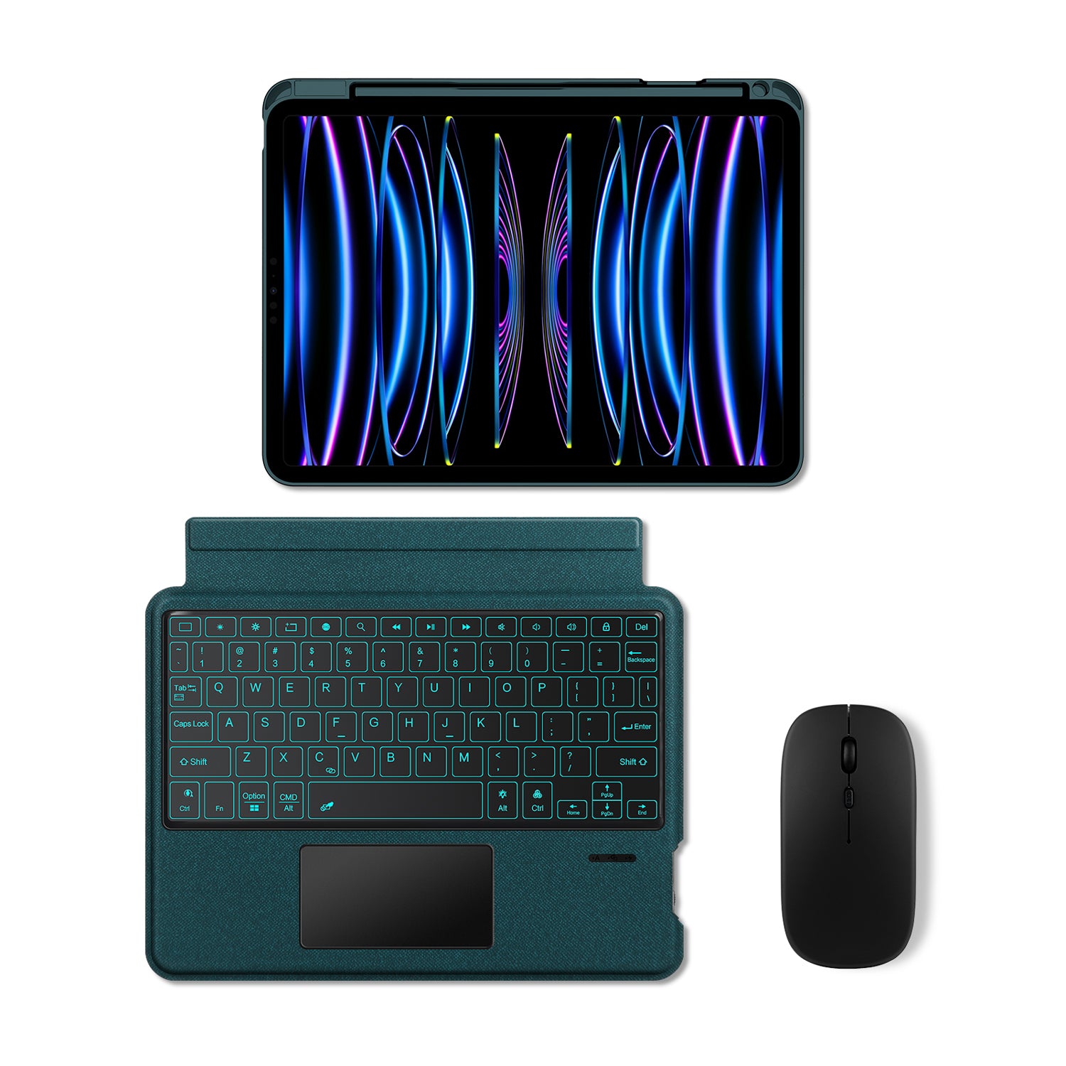 Intelligent Touch Stand iPad Pro 11 2018 Magic Keyboard Case Detachable with Mouse