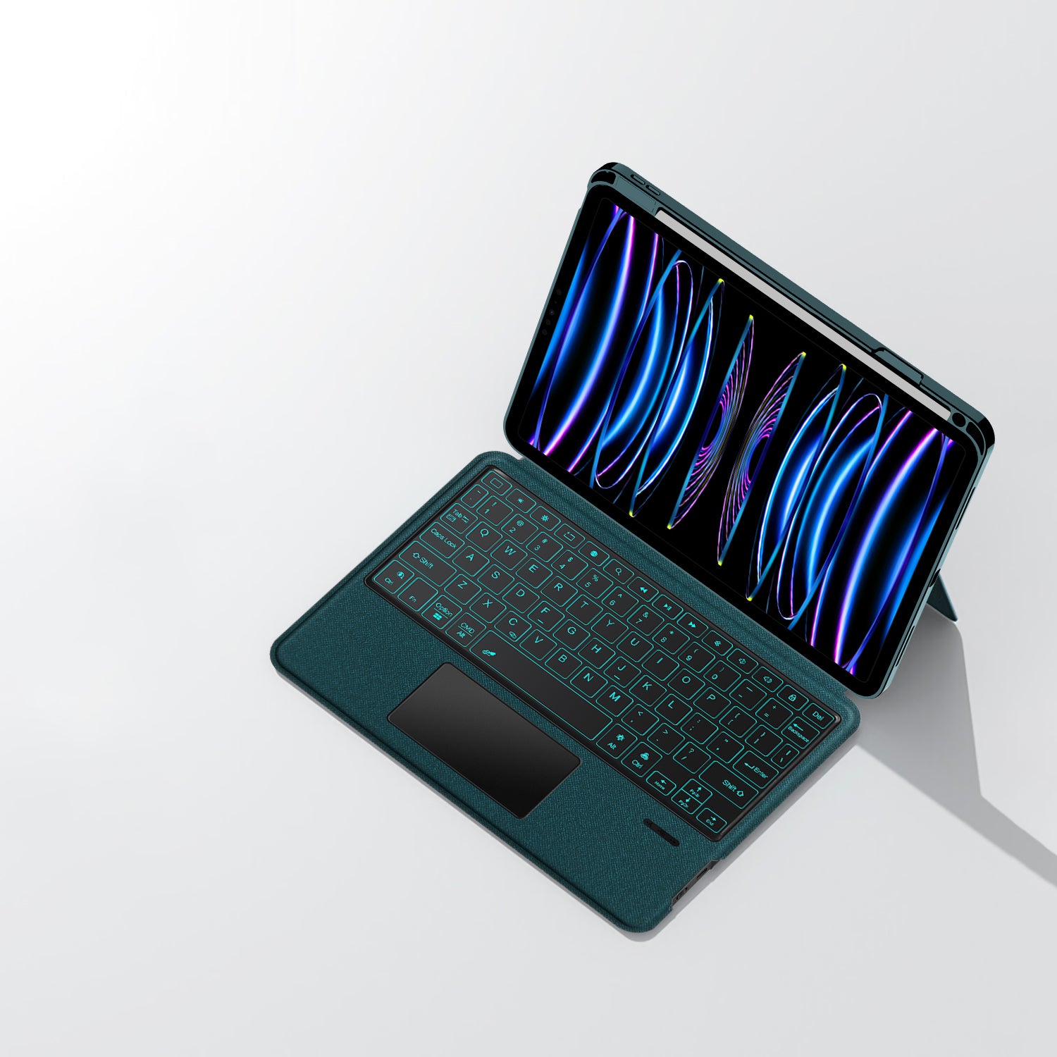 Intelligent Touch Stand iPad Pro 11 2018 Magic Keyboard Case on Desk