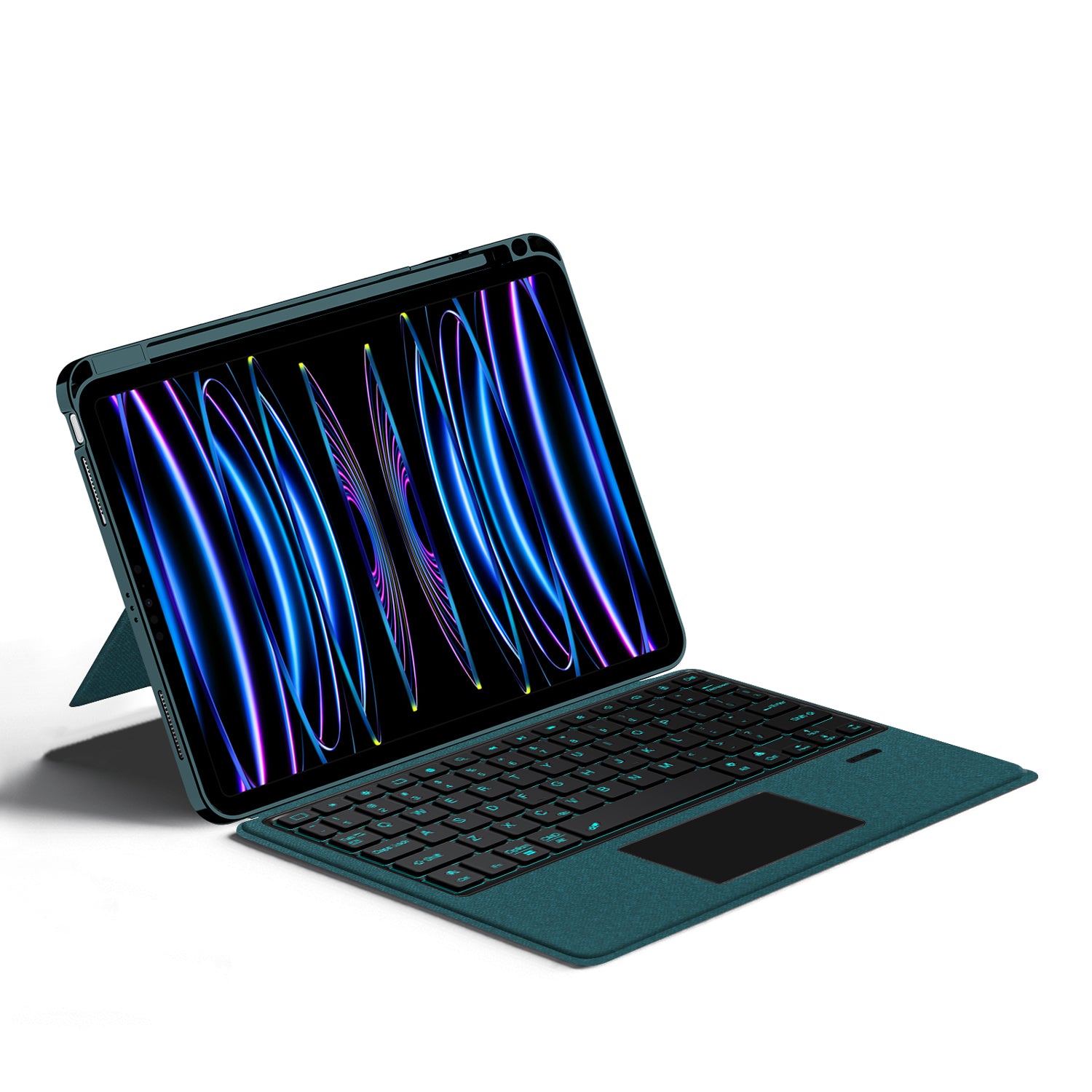 Intelligent Touch Stand iPad Pro 11 2018 Magic Keyboard Case Built-in Stand