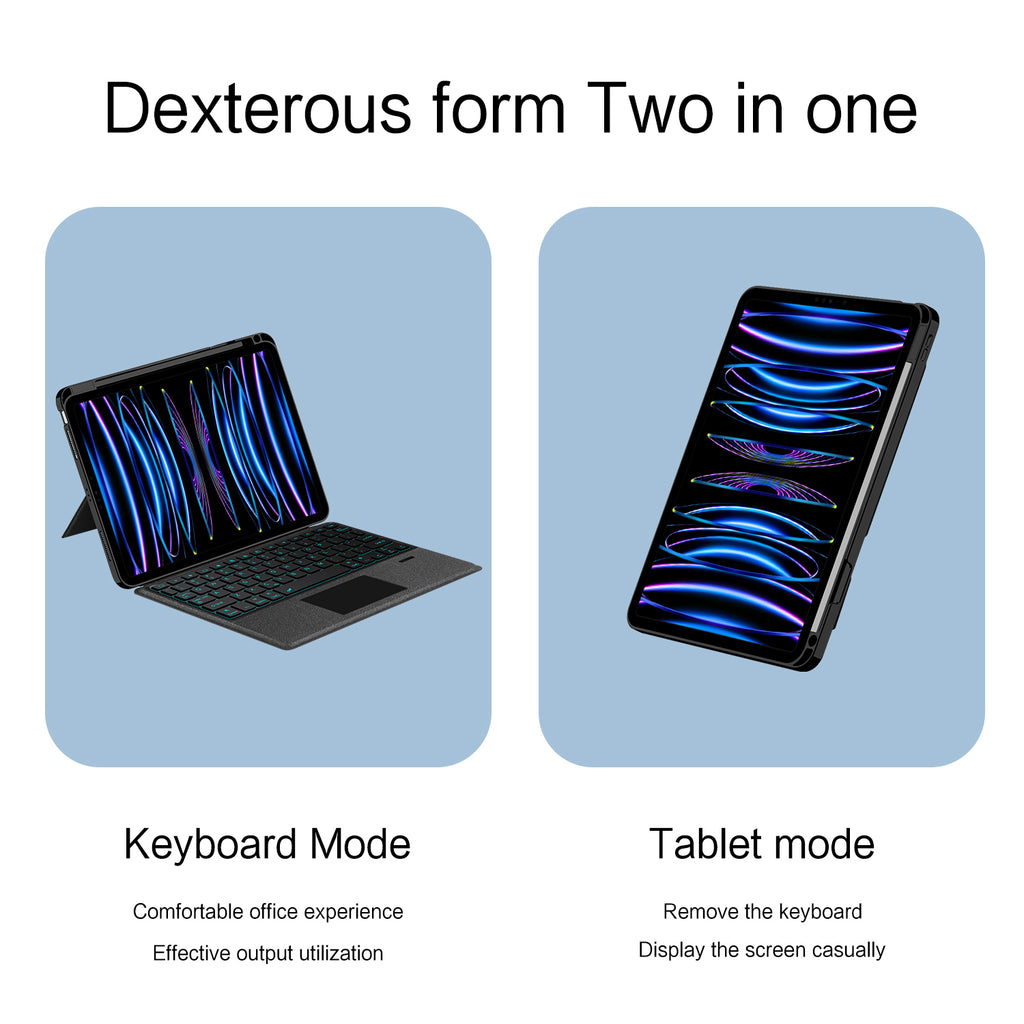 Intelligent Touch Stand iPad Pro 11 2020 Magic Keyboard Case 2-in-1