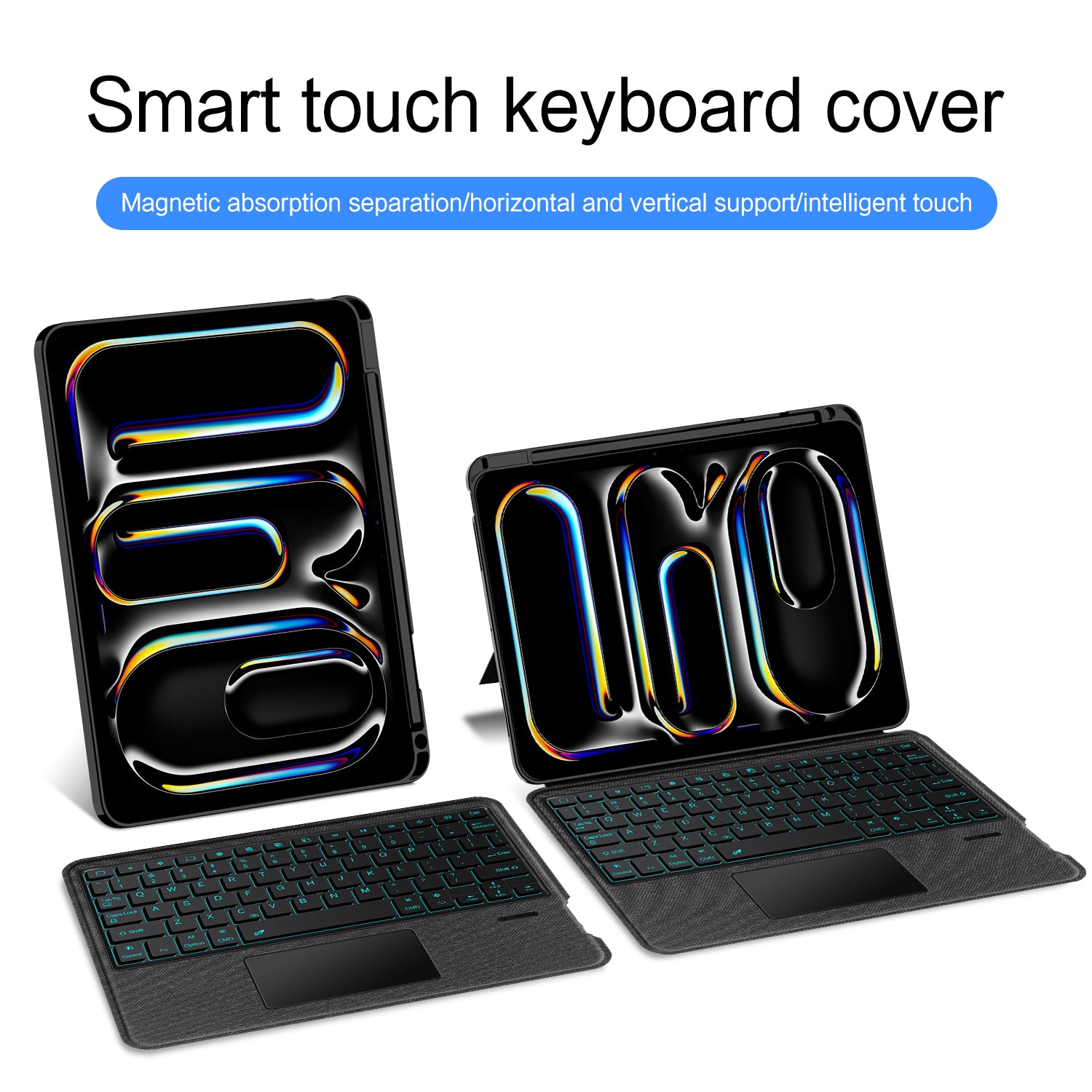 Intelligent Touch Stand iPad Pro 11 2024 Magic Keyboard Case Smart