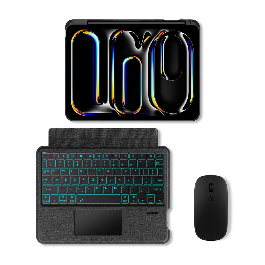 Intelligent Touch Stand iPad Pro 11 2024 Magic Keyboard Case 2-in-1 Design