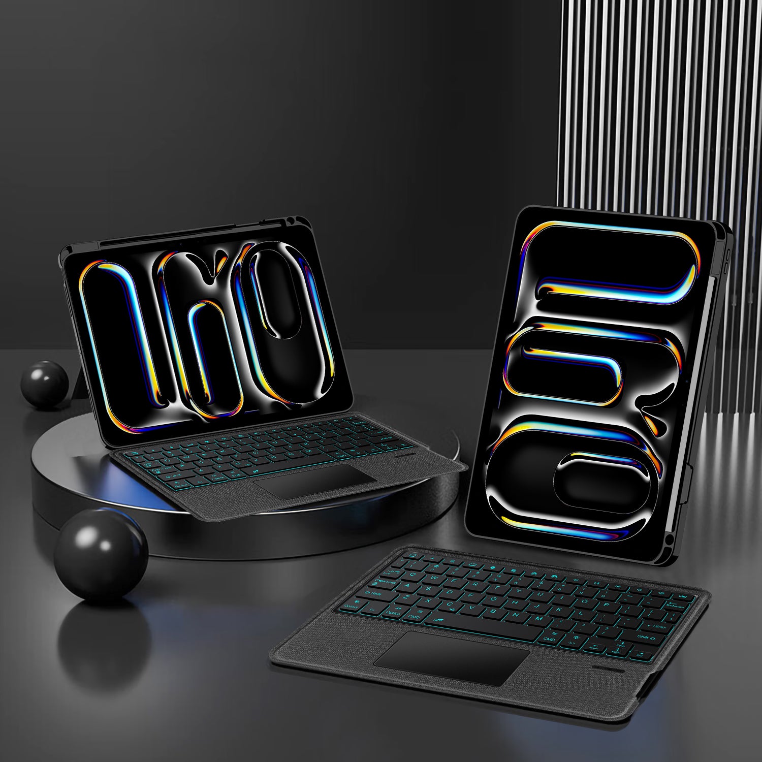 Intelligent Touch Stand iPad Pro 11 2024 Magic Keyboard Case for Business