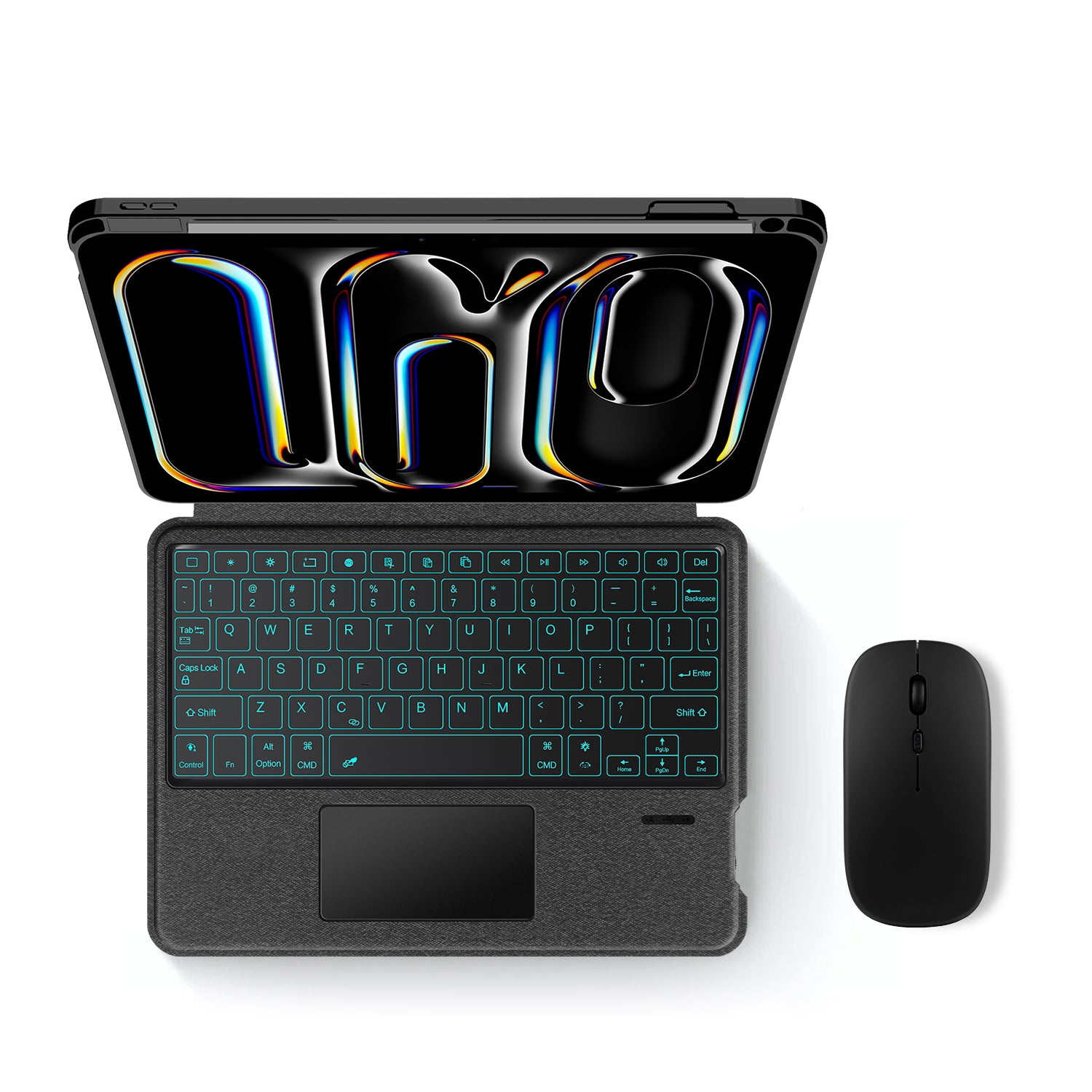Intelligent Touch Stand iPad Pro 11 2025 Magic Keyboard Case Kickstand with Mouse