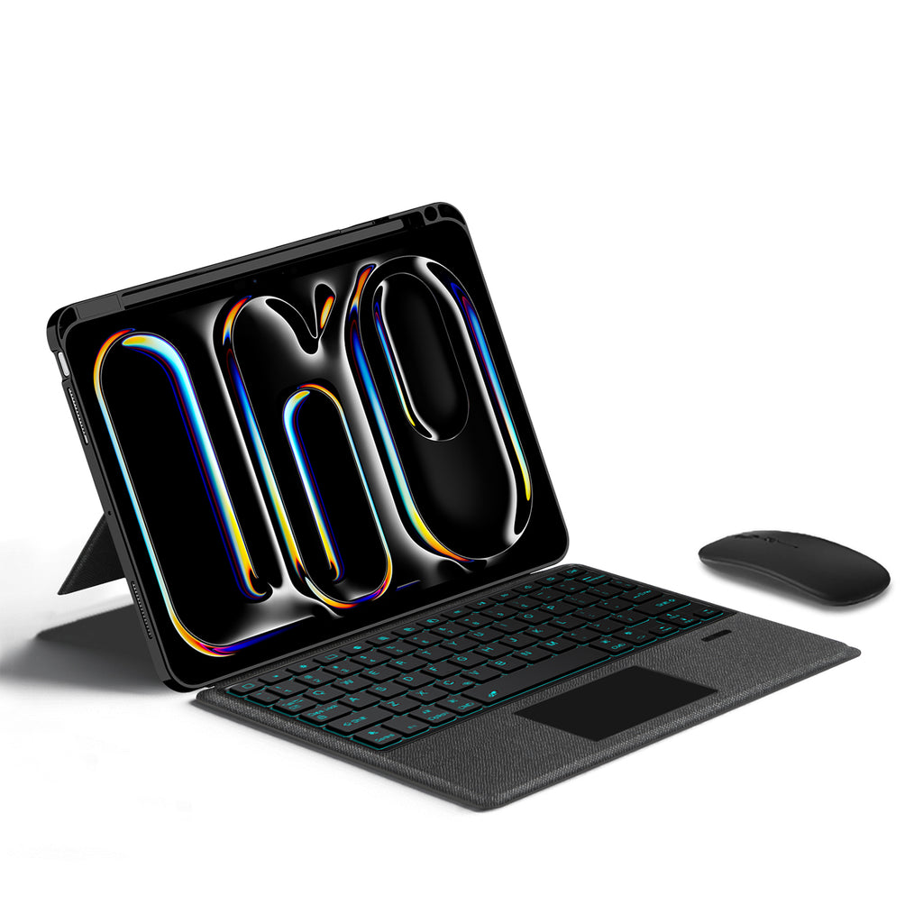 Intelligent Touch Stand iPad Pro 11 2025 Magic Keyboard Case Kickstand with Mouse