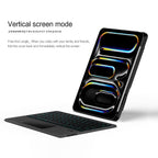 Intelligent Touch Stand iPad Pro 11 2025 Magic Keyboard Case Vertical Screen Mode