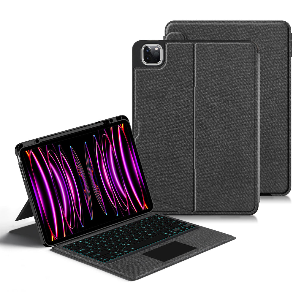 Intelligent Touch Stand iPad Pro 12.9 2018 Magic Keyboard Case Black Color