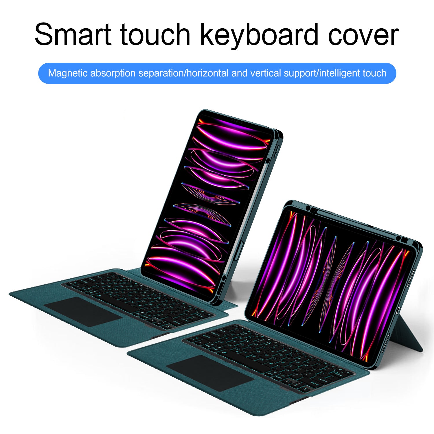 Intelligent Touch Stand iPad Pro 12.9 2018 Magic Keyboard Case Smart