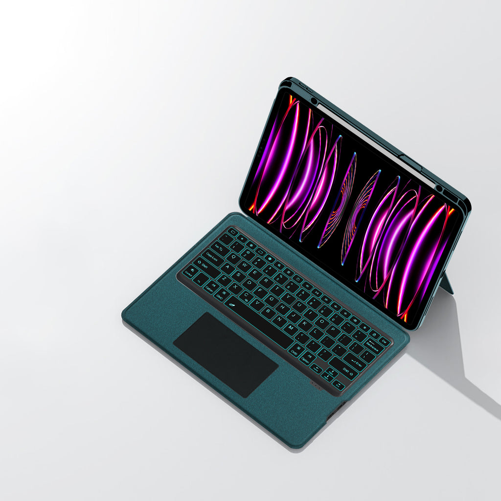 Intelligent Touch Stand iPad Pro 12.9 2018 Magic Keyboard Case On Desk