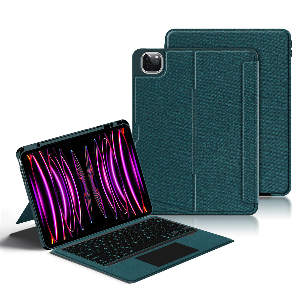 Intelligent Touch Stand iPad Pro 12.9 2018 Magic Keyboard Case Green Color