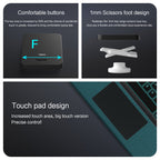 Intelligent Touch Stand iPad Pro 12.9 2018 Magic Keyboard Case Comfortable Buttons