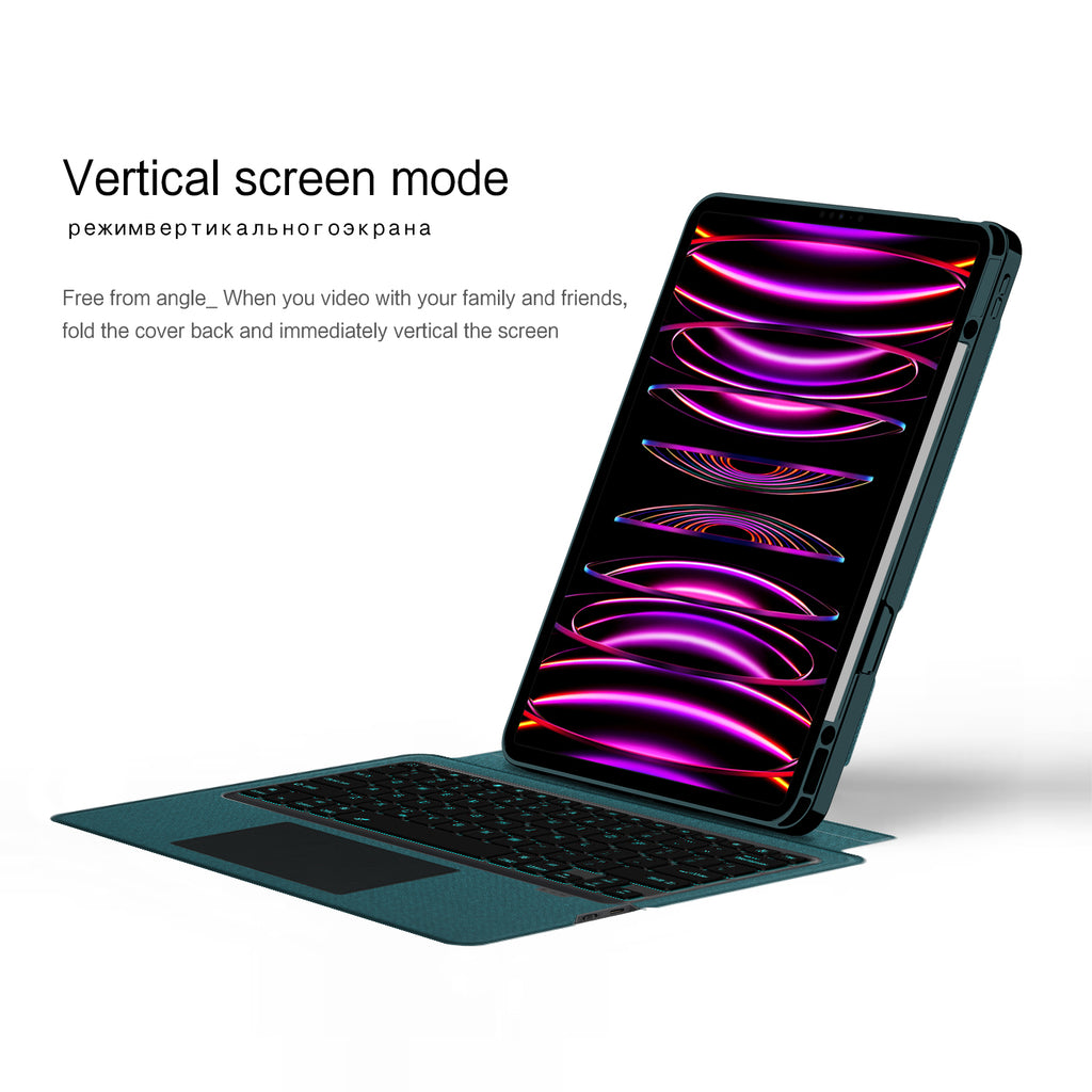 Intelligent Touch Stand iPad Pro 12.9 2018 Magic Keyboard Case Vertical Stand