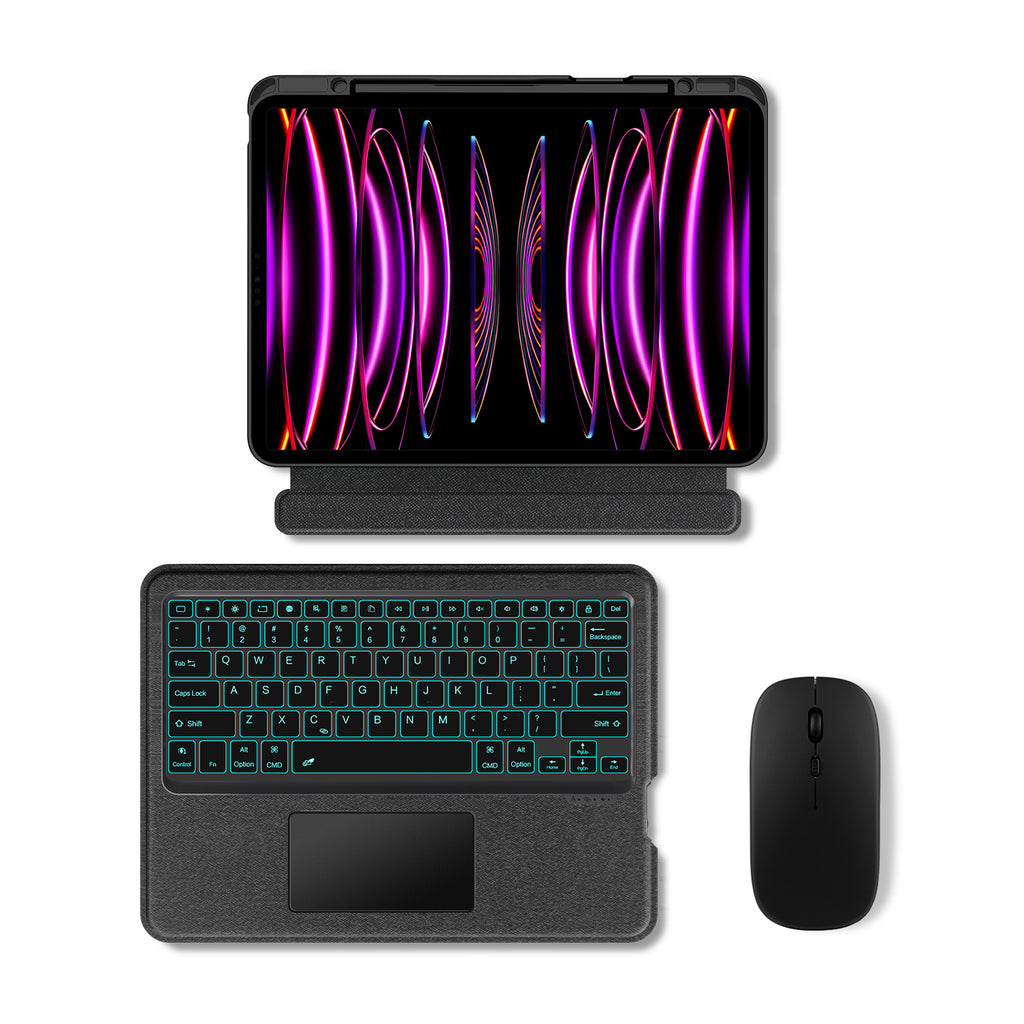 Intelligent Touch Stand iPad Pro 12.9 2022 Magic Keyboard Case Detachable with Stand