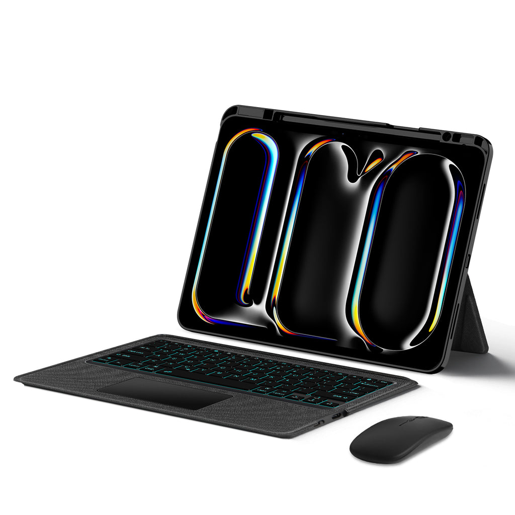 Intelligent Touch Stand iPad Pro 13 2024 Magic Keyboard Case for Watching with Mouse